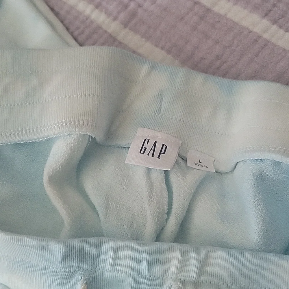 NWT GAP Light Blue Tiedye Pants - Picture 3 of 4